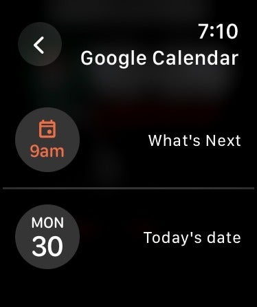 Google quietly releases minimalist Calendar app for Apple Watch