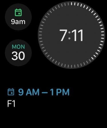 Google quietly releases minimalist Calendar app for Apple Watch