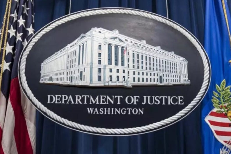Image of the seal from the department of justice