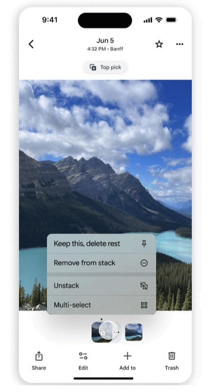 Changes will be seen in the three-dot menu in the top right corner of the app. | Image credit-Google - Google announces changes to Photos app and iOS users will see them first