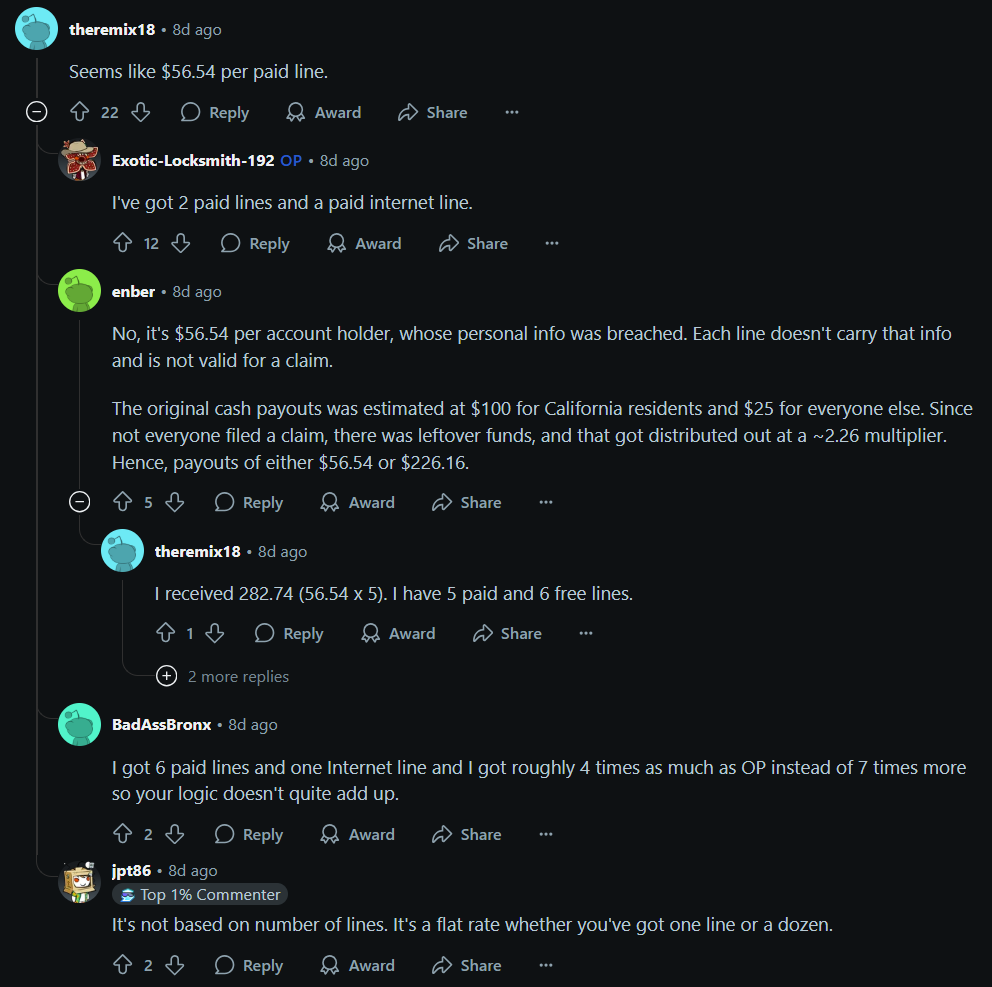 Image source – Reddit - T-Mobile users resort to humor and sarcasm after getting their private data breached