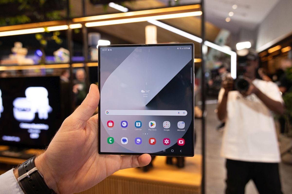 The Galaxy G Fold will offer a lot more screen real estate than the Z Fold 6, but probably not enough to justify its price tag. | Image Credit -- PhoneArena - Samsung&#039;s groundbreaking tri-fold phone will cost a fortune and pack &#039;top-of-the-line&#039; specs