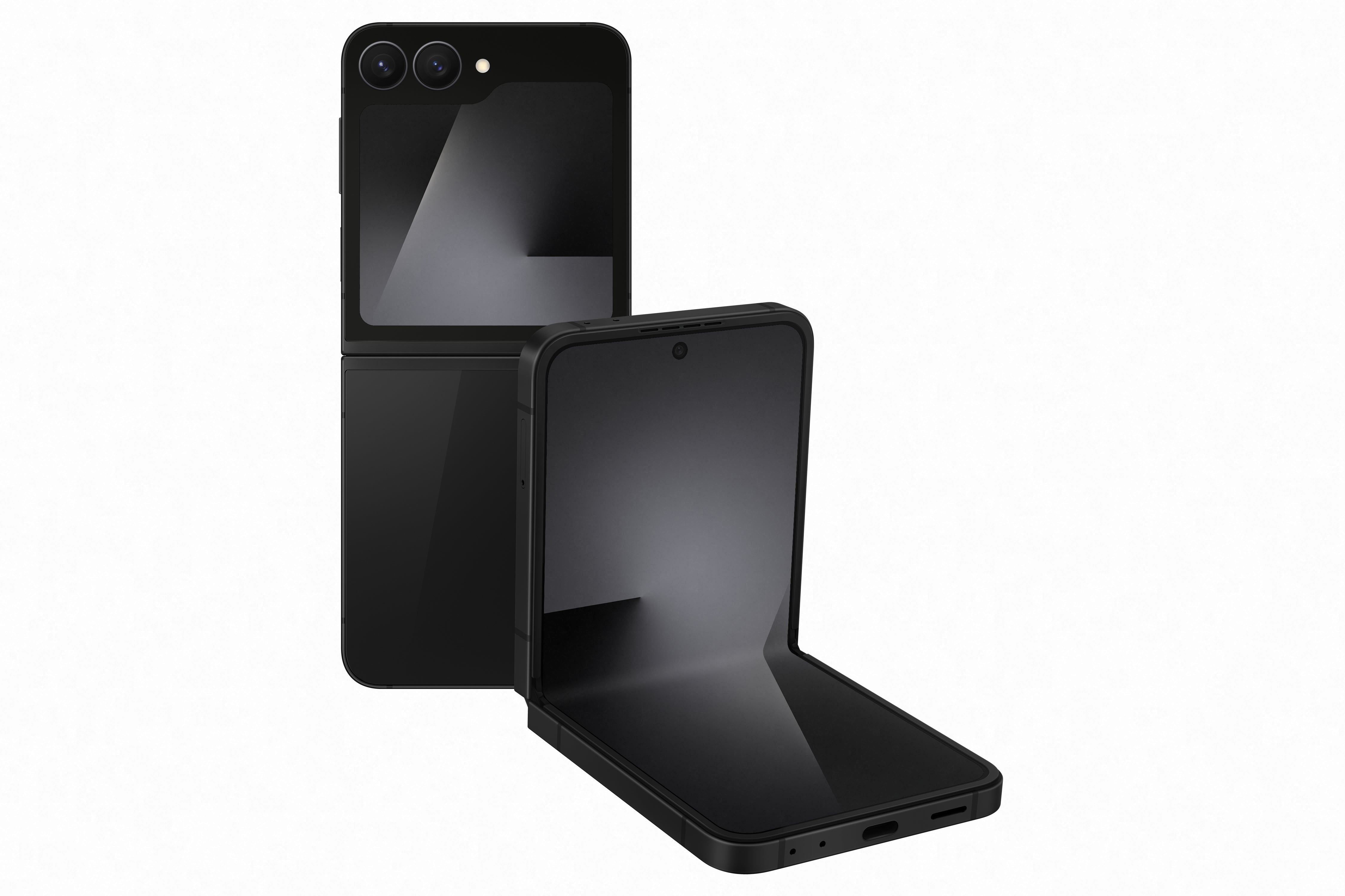 Z Flip 7 FE in Black. | Image Credit – Samsung - Galaxy Z Flip 7 colors: all the official hues