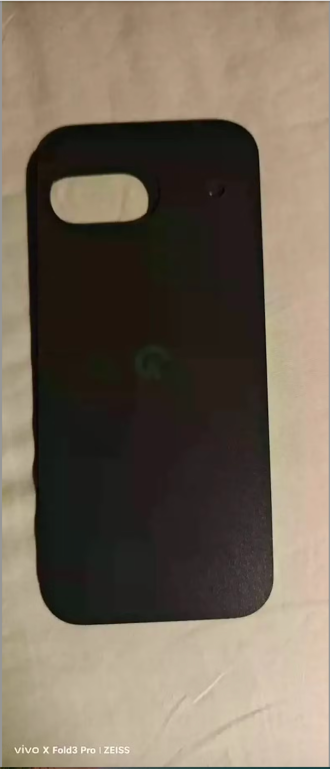 The alleged Pixel 10a back cover. | Image Credit - Android Authority - Pixel 10a may stick with the Pixel 9a&#039;s design, early leak suggests
