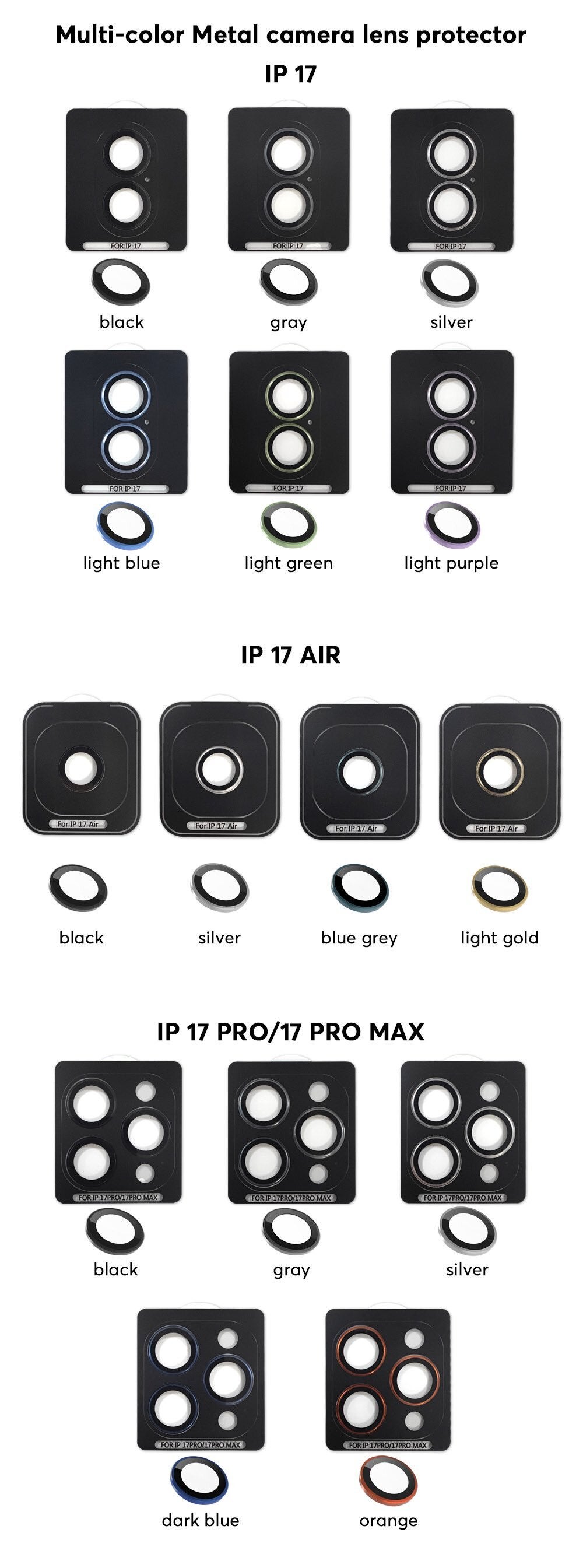 These might be all the colors for the iPhone 17 series. | Image credit – Sonny Dickson - The iPhone 17 Pro models might finally break free from Apple’s grayscale era