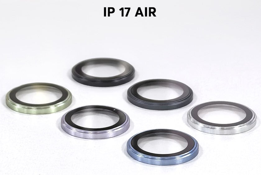 Different colored camera rings for the iPhone 17 Air. | Image credit — Sonny Dickson - Vibrant new iPhone 17 Pro color given to iPhone 17 Air instead