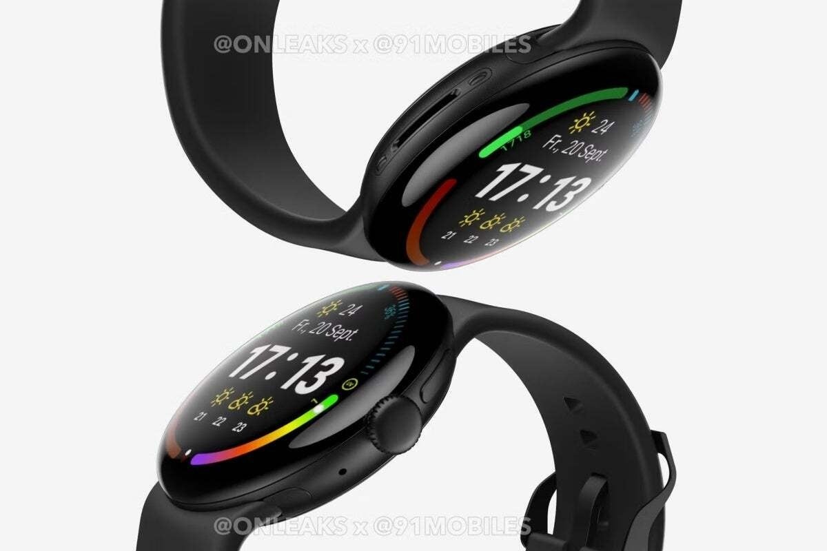 From smarter health tracking to better battery life, the Watch 4 is shaping up to be Google’s best yet.. | Image credit — Onleaks and 91mobiles - Pixel Watch 4 finally brings the one upgrade Google fans have been begging for