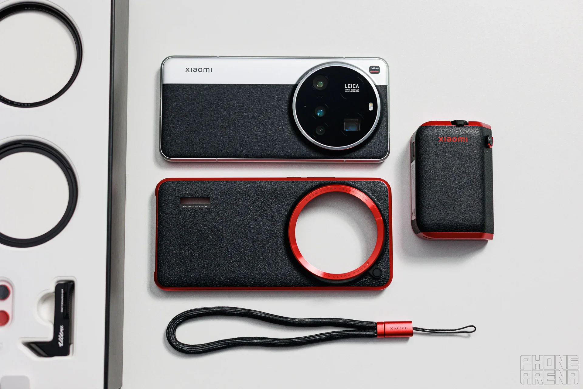 The Xiaomi 15 Ultra&#039;s photography kit. | Image by PhoneArena - Forget the iPhone-like Camera Control button, this flagship has something way better for photogs