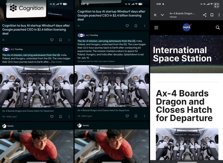 Google adds AI summaries to Discover.