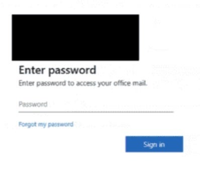 Example of credentials phishing with the name of a company used by edited attackers. , Image Credit - Some - This attack can give criminals control of your mobile or desktop browser