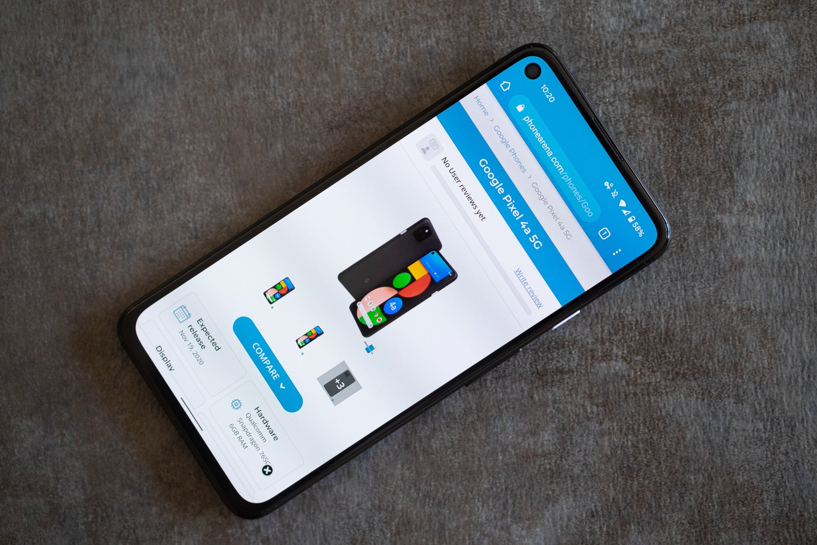 Google Pixel 4a | Image credit — PhoneArena - Google is forcing Pixel 4a owners to install a battery-crippling software update