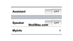 A leaked screenshot (L) and some SDK info (R) point to a feature called "Assistant" for the Apple iPhone 5 - Apple iPhone 5 to come with an "Assistant"?