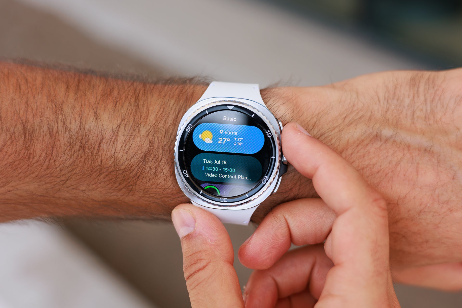 You still need to tap on the display to navigate in and out of menus and apps | Image by PhoneArena - Galaxy Watch 8 Classic&#039;s rotating bezel: A feature I can live without