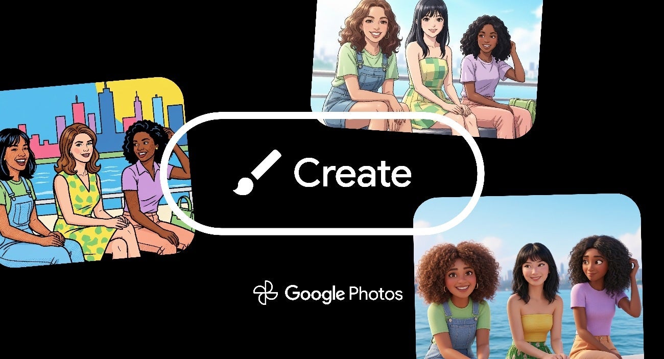 Turn your photo into anime, comics, or 3D animation. | Image credit-Google - Google introduces cool new AI powered features for the Photos app and YouTube Shorts