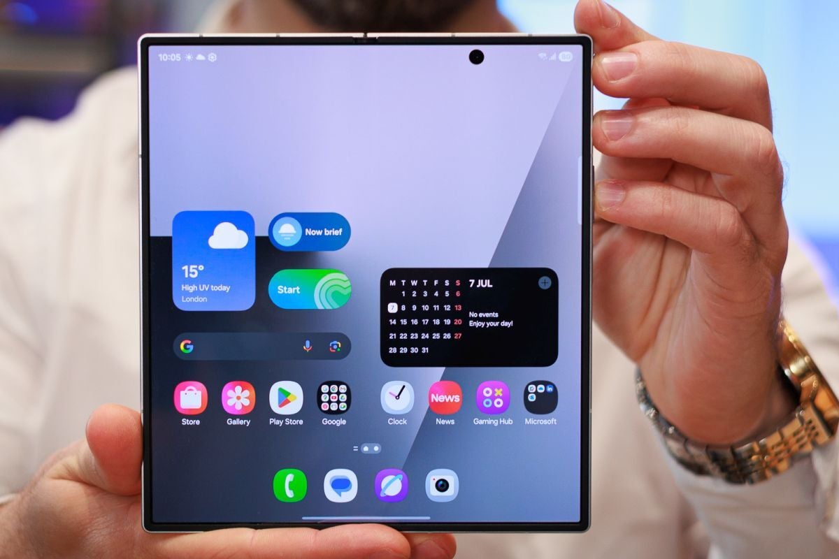 Samsung Galaxy Z Fold 7 primary screen