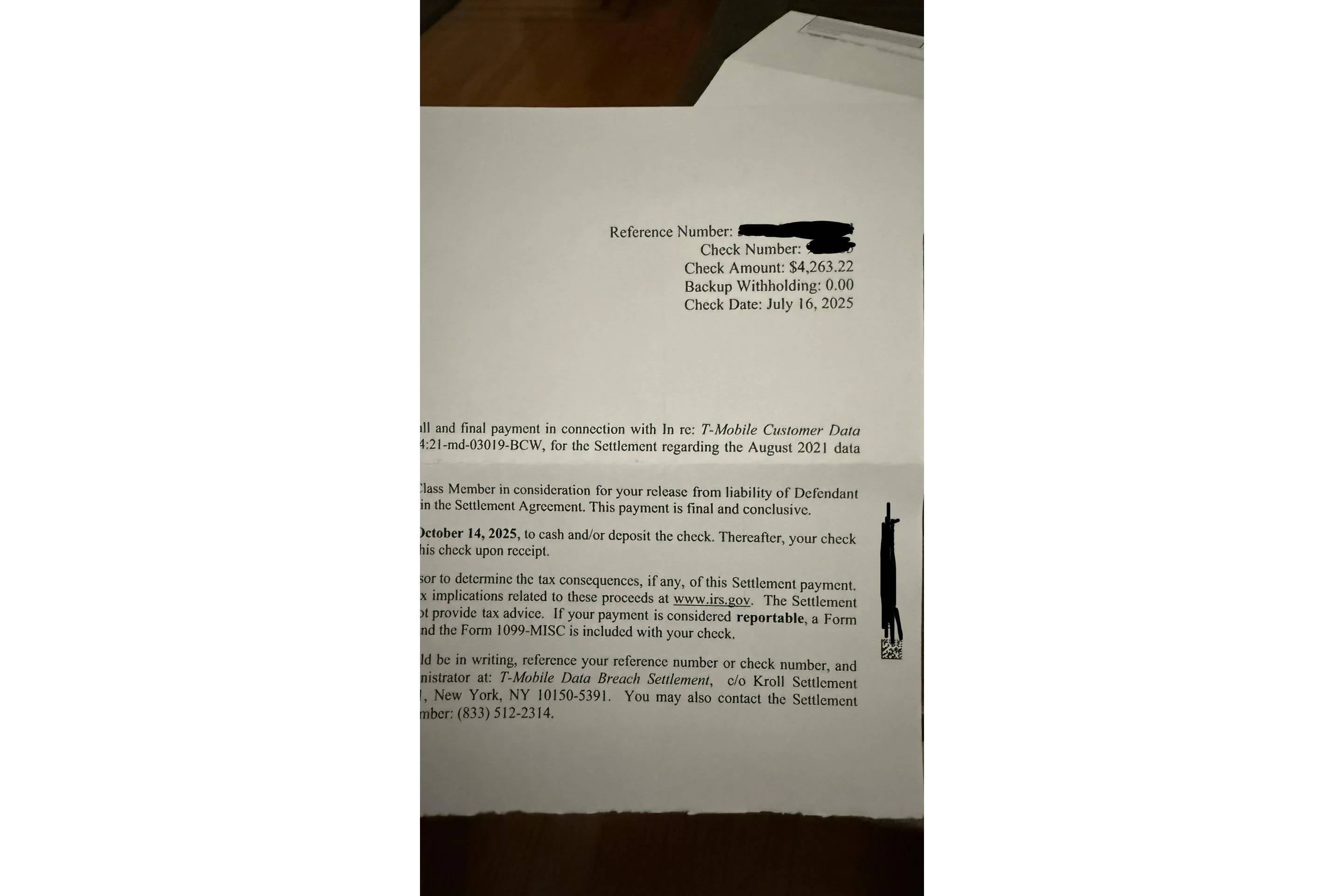 T-Mobile breach payment