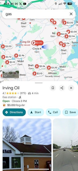 Screenshot shows the feature up and running.