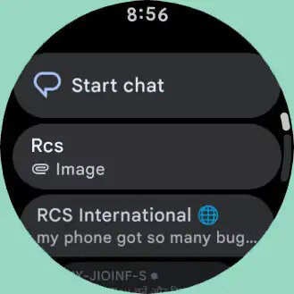 Google Messages is getting a bold new look on smartwatches