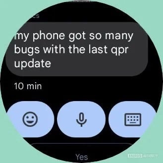Google Messages is getting a bold new look on smartwatches