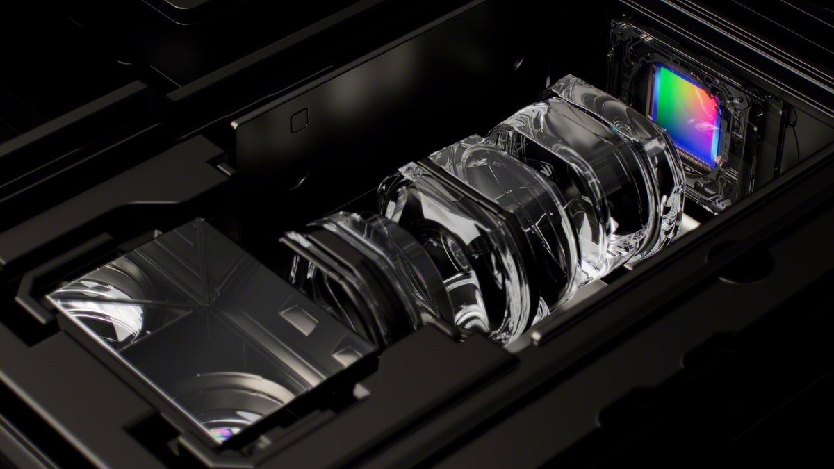 Sony did a similar thing but the system incorporates moving lenses inside | Image by Sony - Two telephoto cameras in one! A revolution or a gimmick?