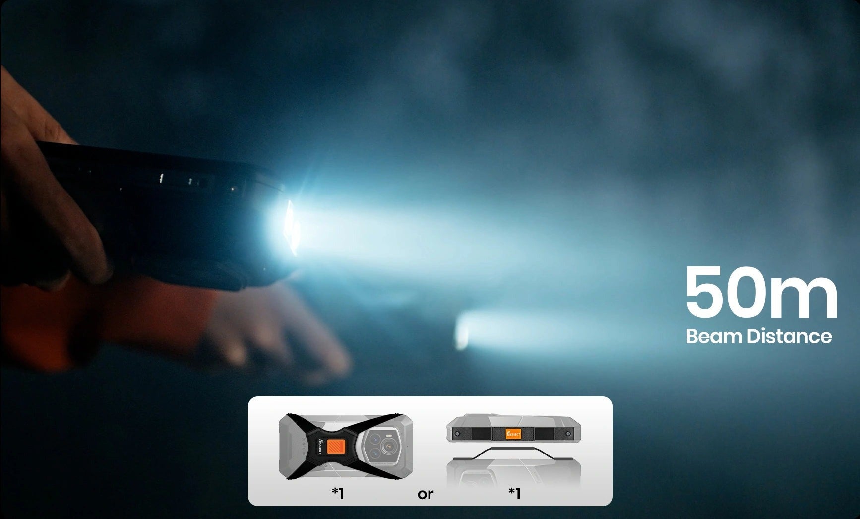 Fossibot F107 Pro: wild beast of a phone, colorful night vision camera