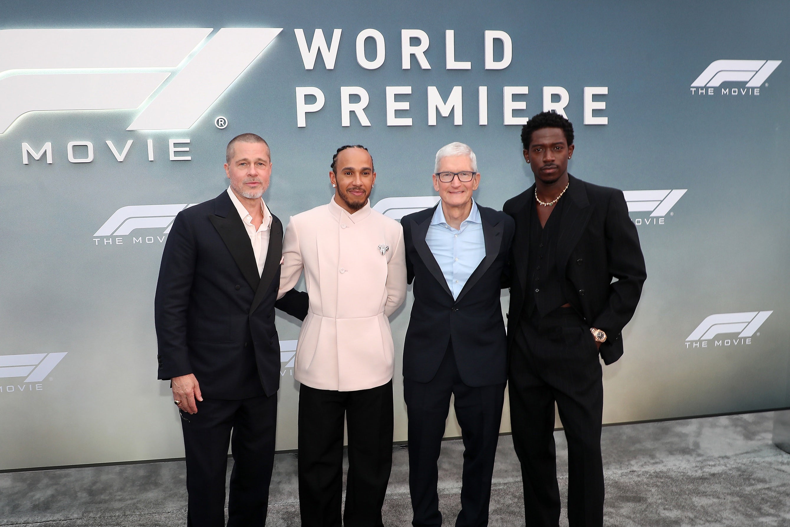 Tim Cook at F1 movie premiere
