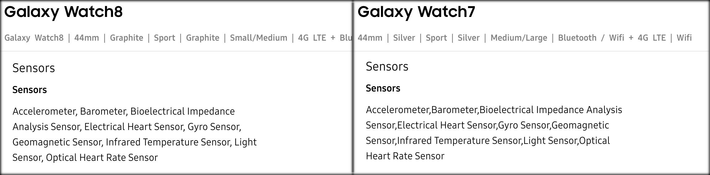 Samsung&#039;s official specs - This is why people hate on Samsung and Google, praise Apple