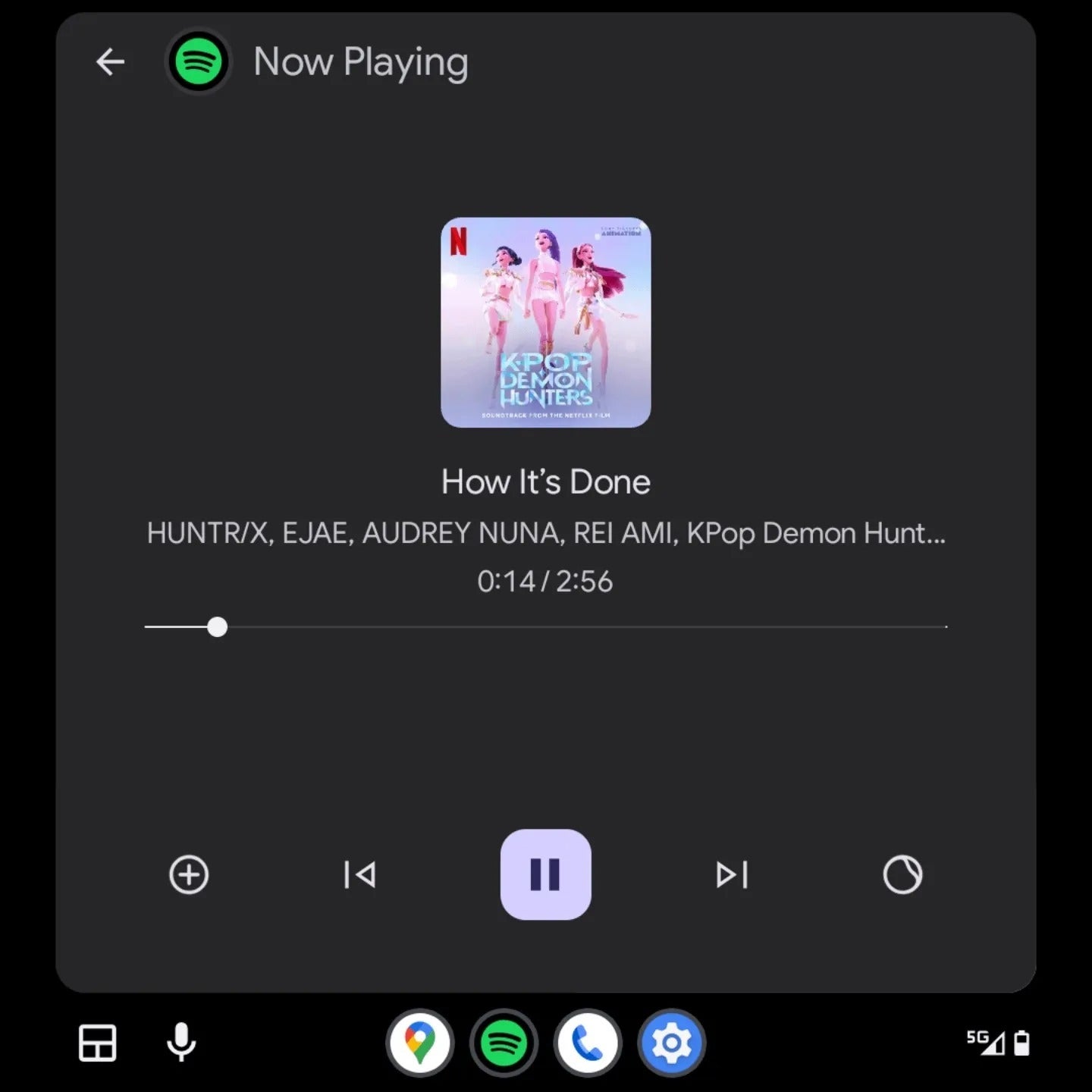 So much unused space... | Image credit — @flcinusa - Android Auto’s new look is here, but not everyone’s on board