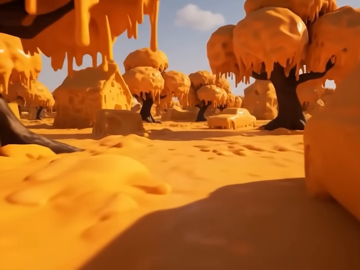 Genie 3 can create some very surreal worlds. | Image credit — Google - Google’s new AI model is a fun playground, but it threatens to make game developers obsolete