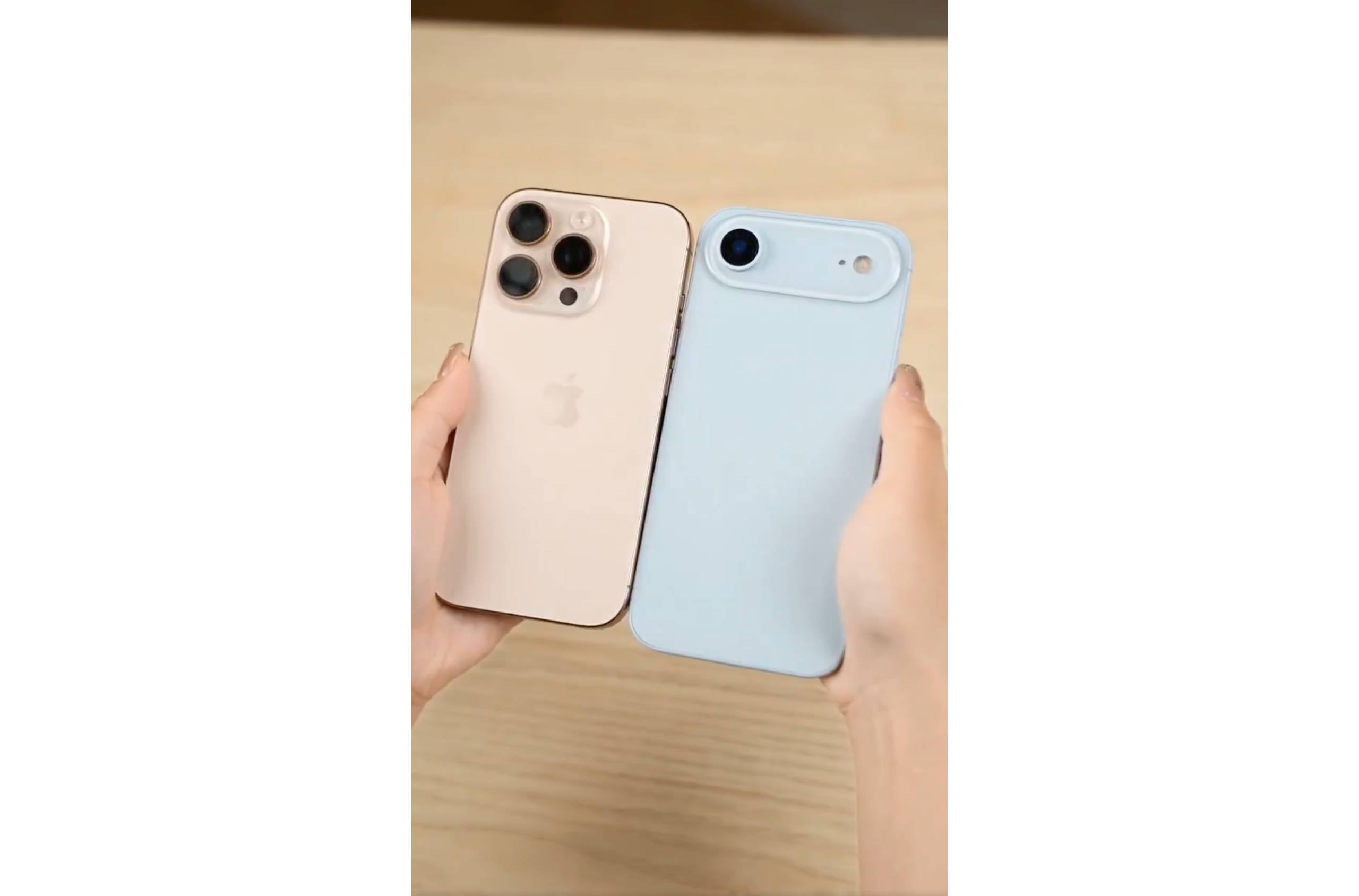 iPhone 17 Air sky blue
