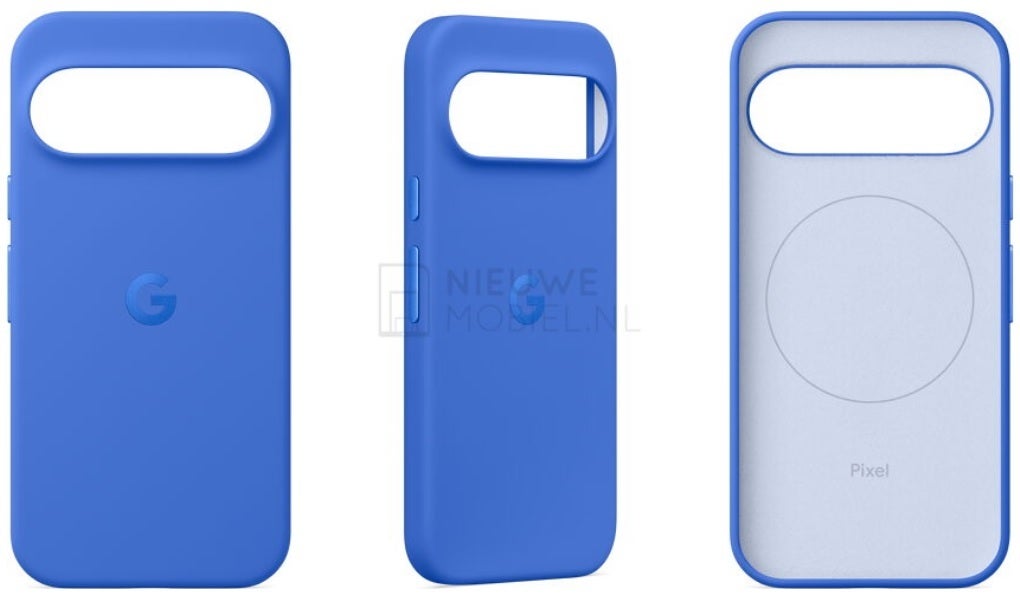 Render of Pixel 10 case. Note the ring on the inside of the case. | Image credit-NieuweMobiel - Renders of Pixelsnap cases show Qi2 wireless charging support for all Pixel 10 models, Fold included