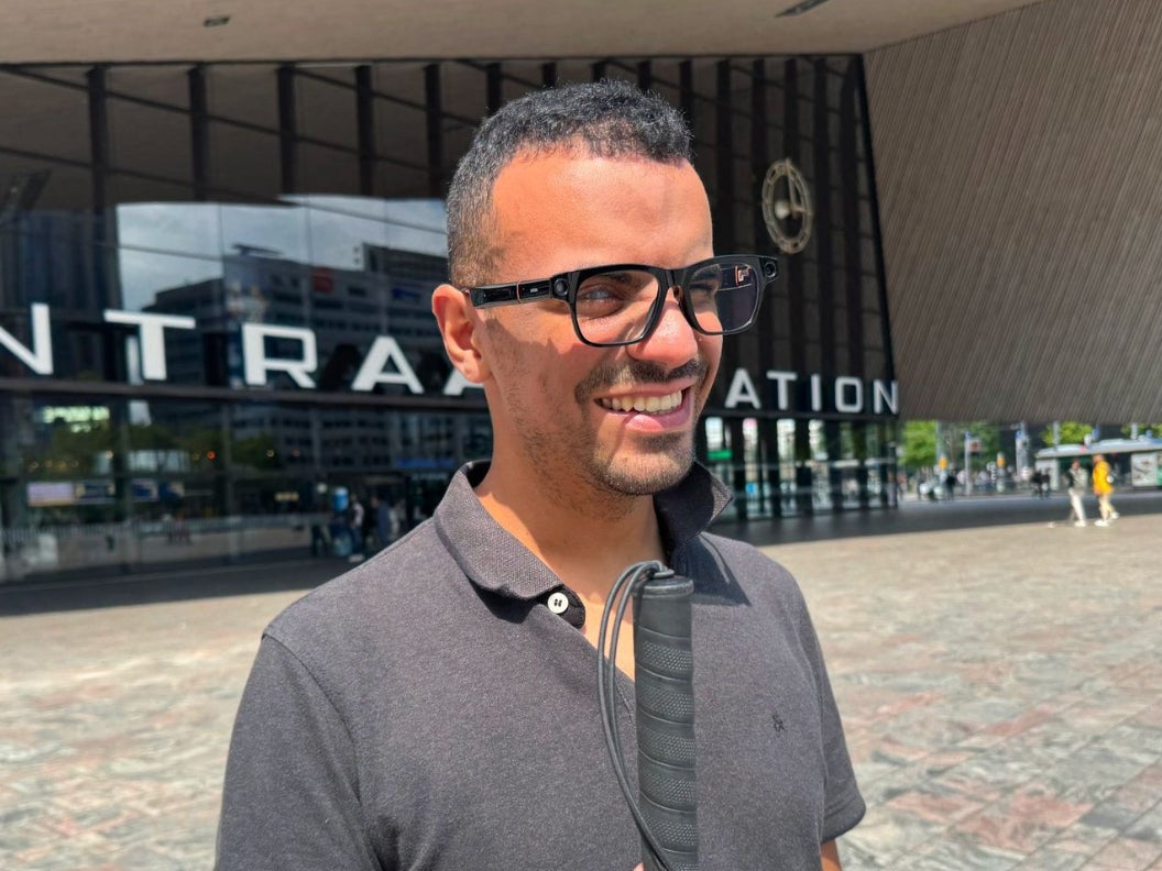 Using Ally on the Solos AirGo smart glasses. | Image credit — Solos - Solos’ new partnership brings real-world use cases that you need to already excellent smart glasses starting today