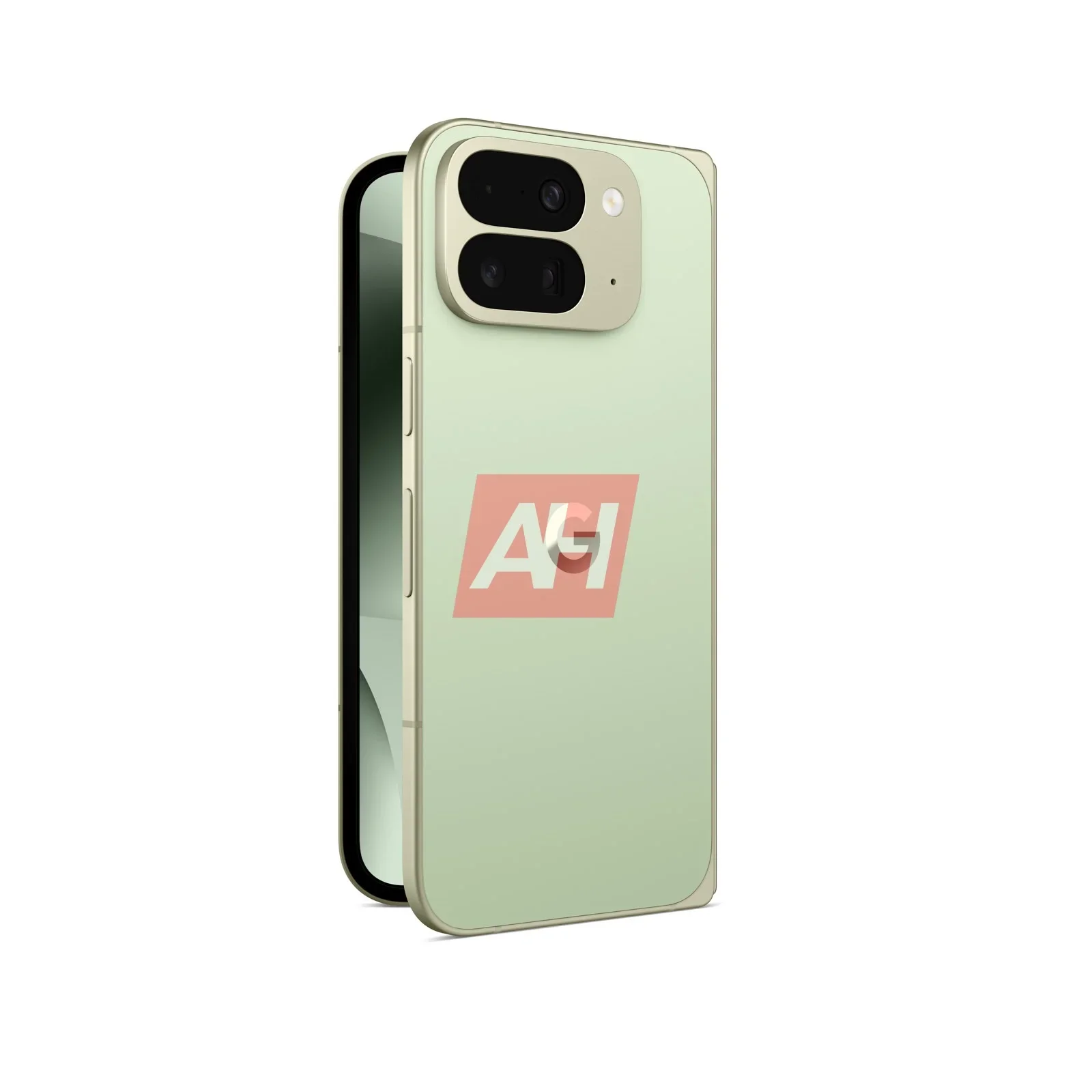 Pixel 10 Pro Fold render in green.