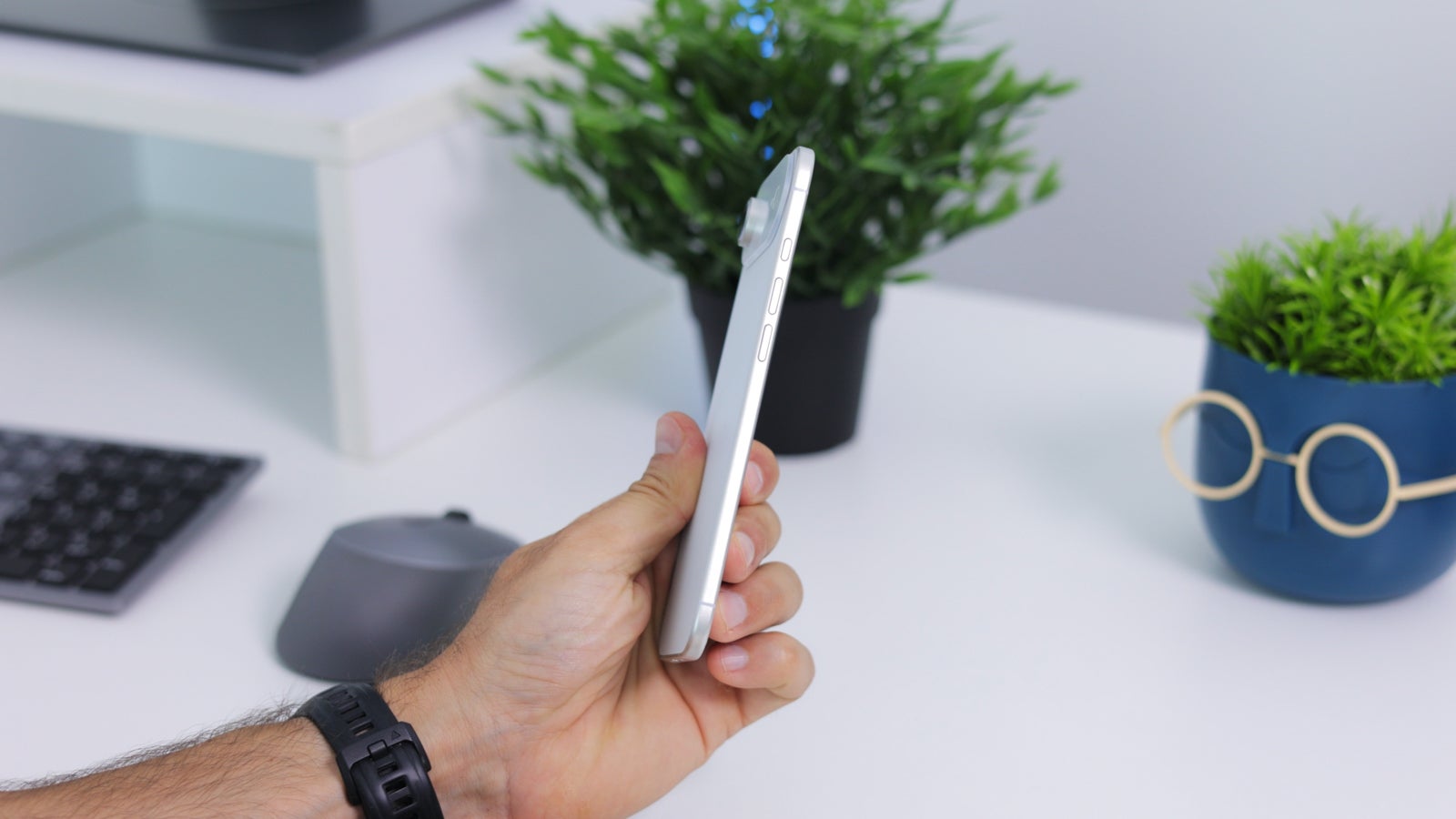iPhone 17 Air dummy unit. It&#039;s thin! | Image Credit - PhoneArena - How much will the iPhone 17 cost? Here&#039;s what pricing leaks suggest
