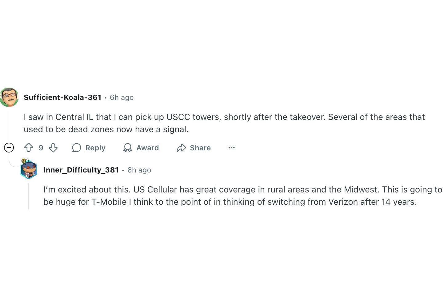 T-Mobile UScellular coverage