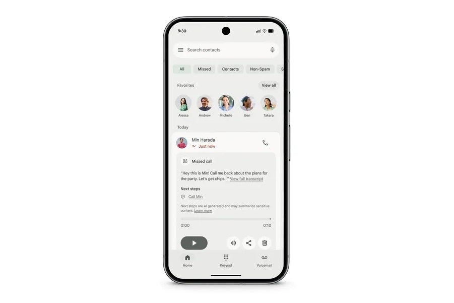 Pixel&#039;s &#039;Take a Mesage&#039; feature. | Image credit — Google - What’s actually new in the Pixel 10 series? A real-world guide to the new features