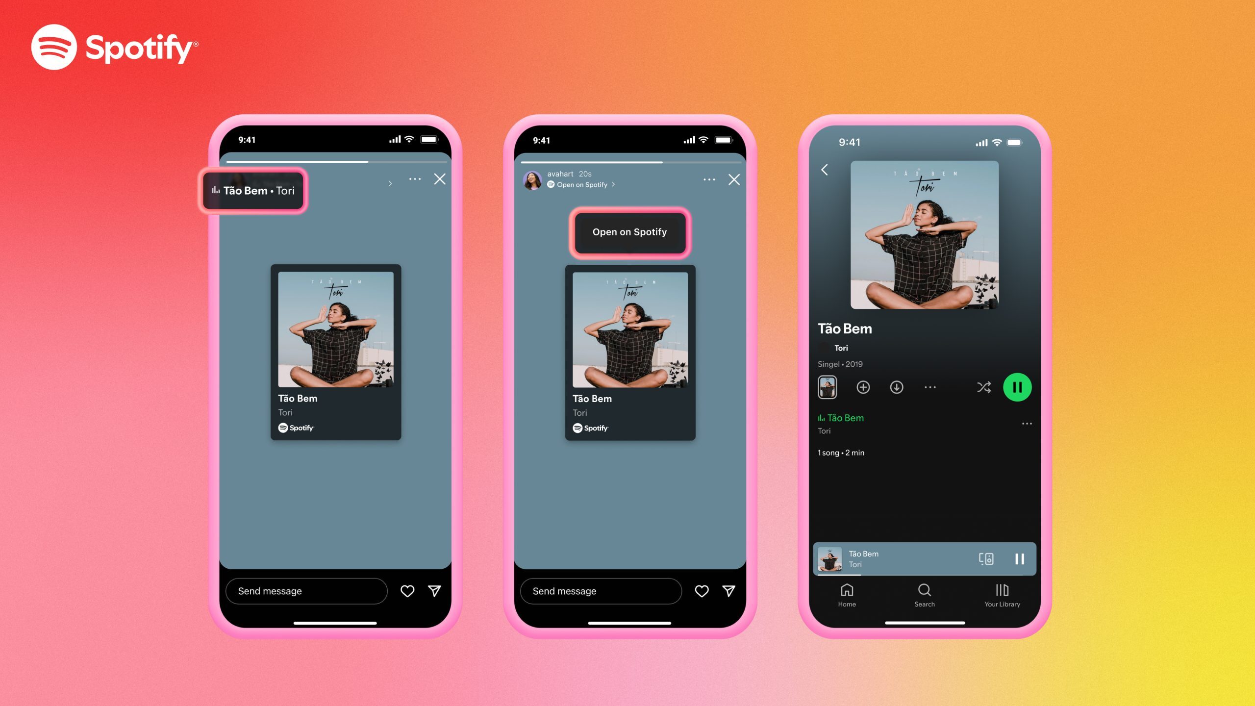 Spotify is finally making music sharing on Instagram good with two new features rolling out today