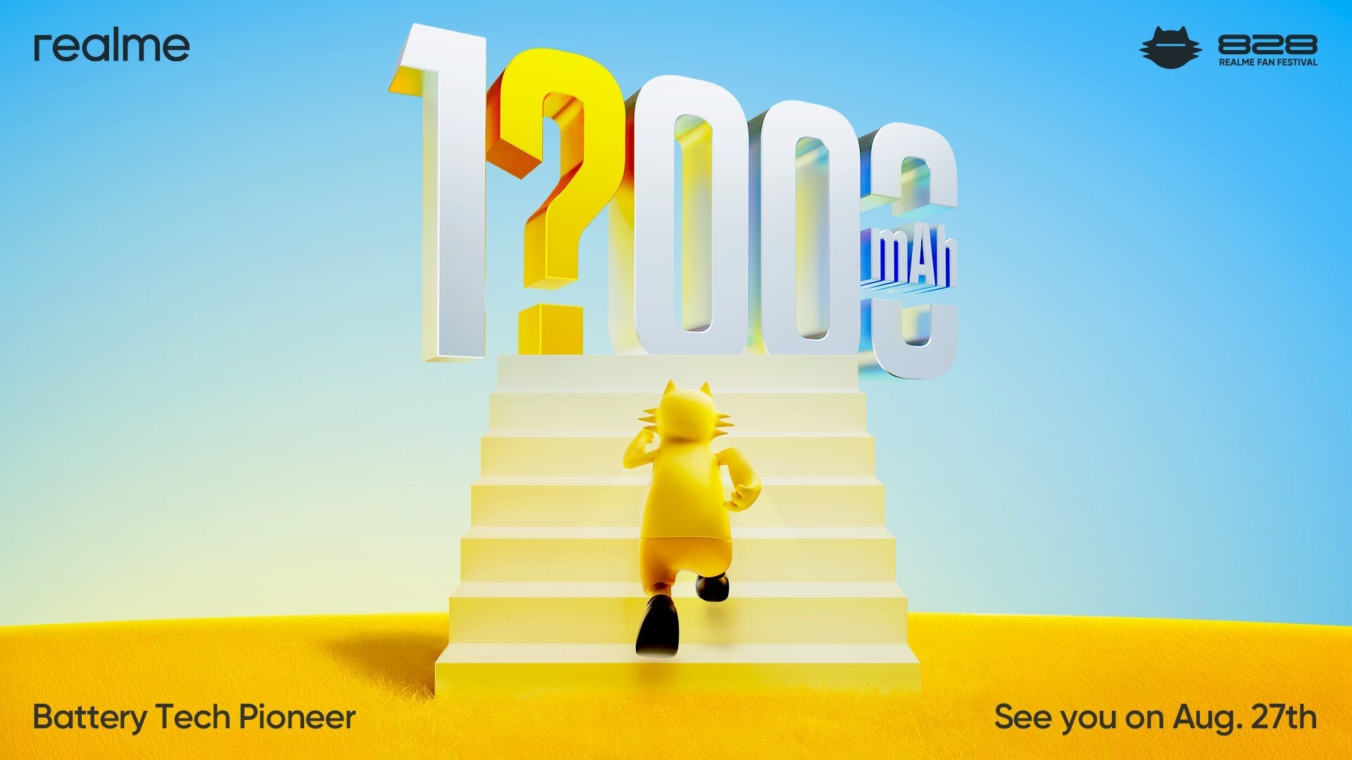 Realme&#039;s teaser for an over 10,000 mAh battery smartphone | Image credit — Realme - Realme is teasing a phone with over 10,000 mAh battery that should make Apple and Samsung afraid