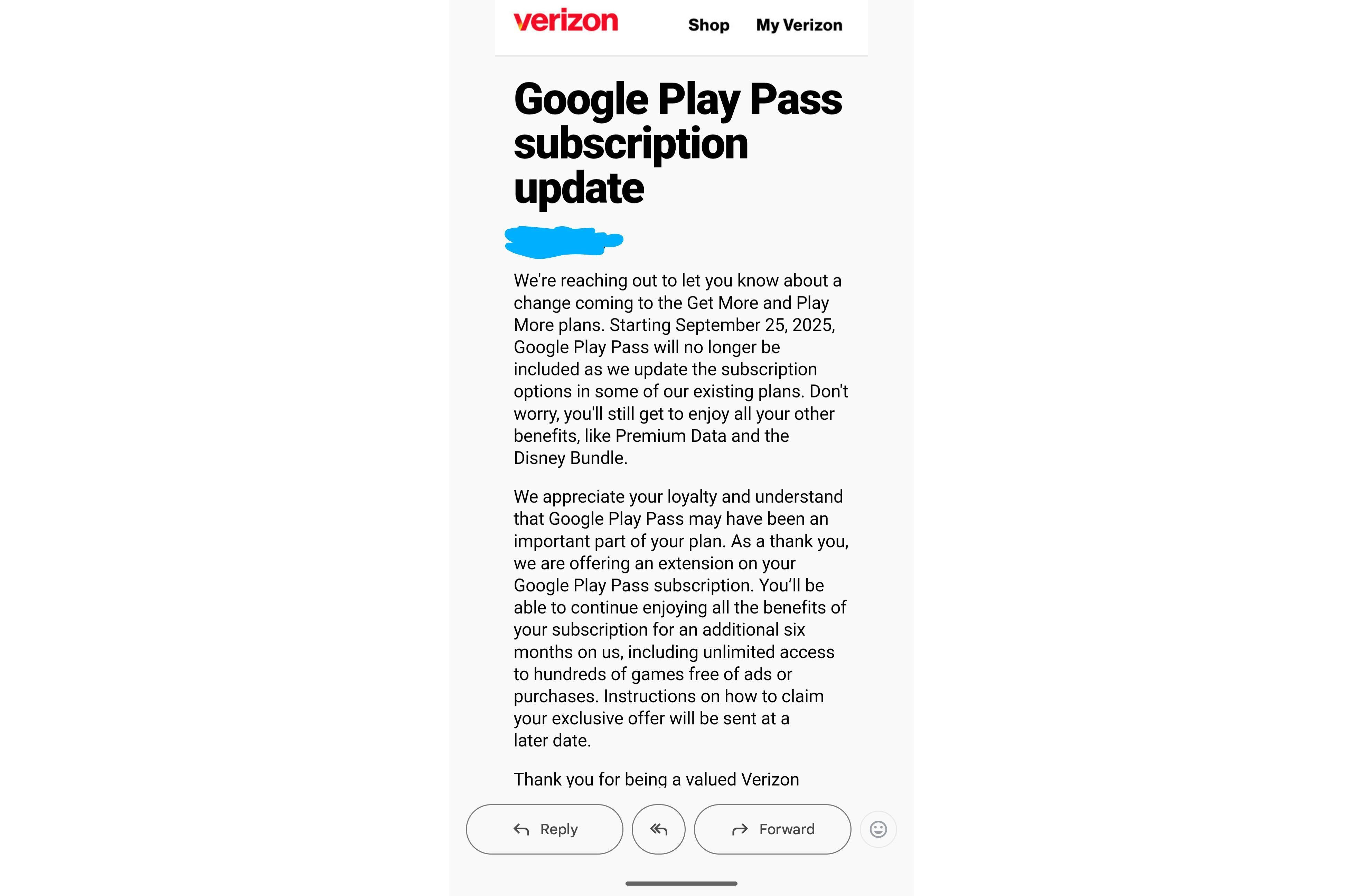 5G Get More and 5G Play More Google Play Pass