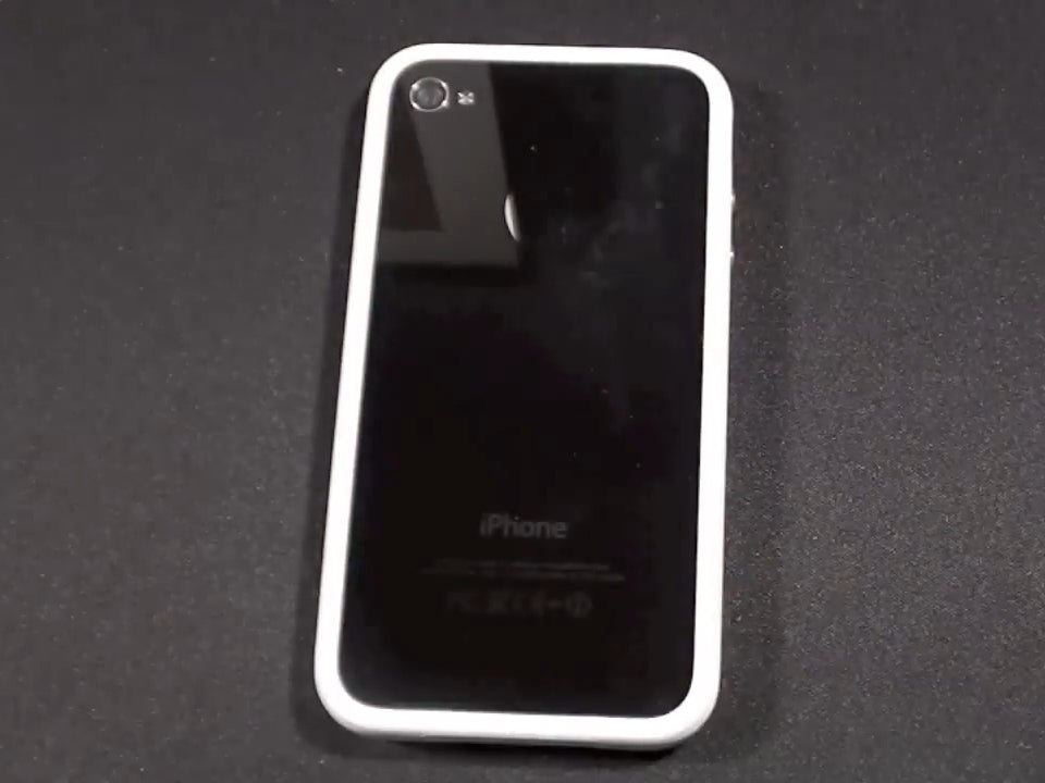 iPhone 4 in a bumper case. | Image credit — DetroitBorg - Apple may bring back an iPhone 4 case for the iPhone 17 Air to make it look slimmer