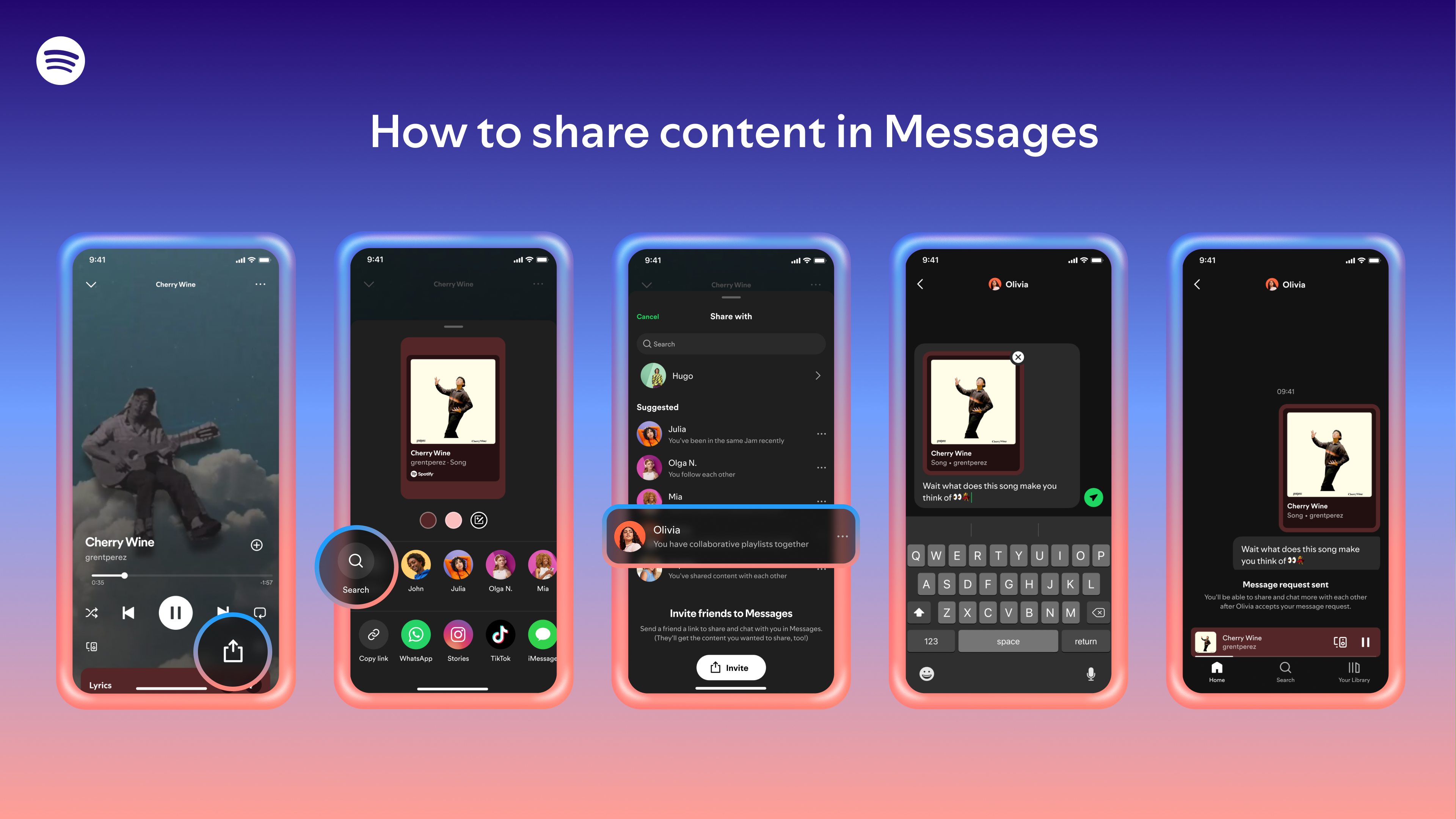 You can decline message requests you don't want to answer to | Image credit — Spotify - Spotify is adding another absurd feature instead of launching its HiFi streaming