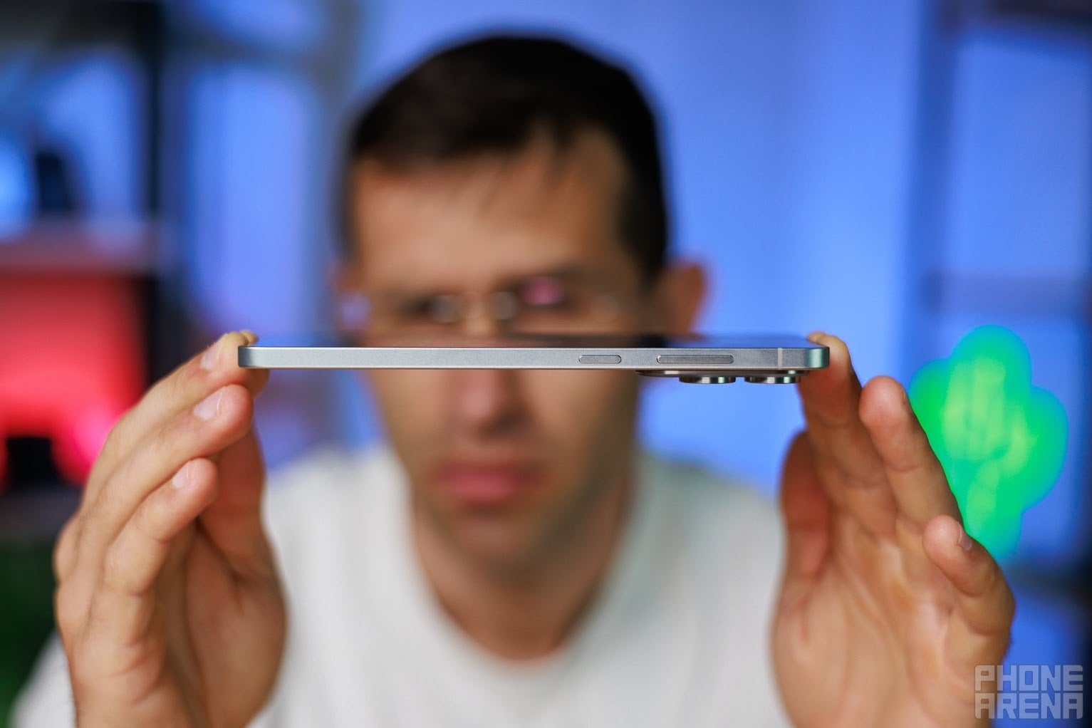 The Galaxy S25 Edge is pretty slim already. | Image by PhoneArena - Galaxy S26 Pro, Galaxy S26 Edge, Galaxy S26 Ultra to be the thinnest ever: check it out!