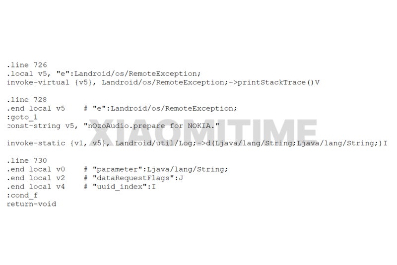 Leaked code