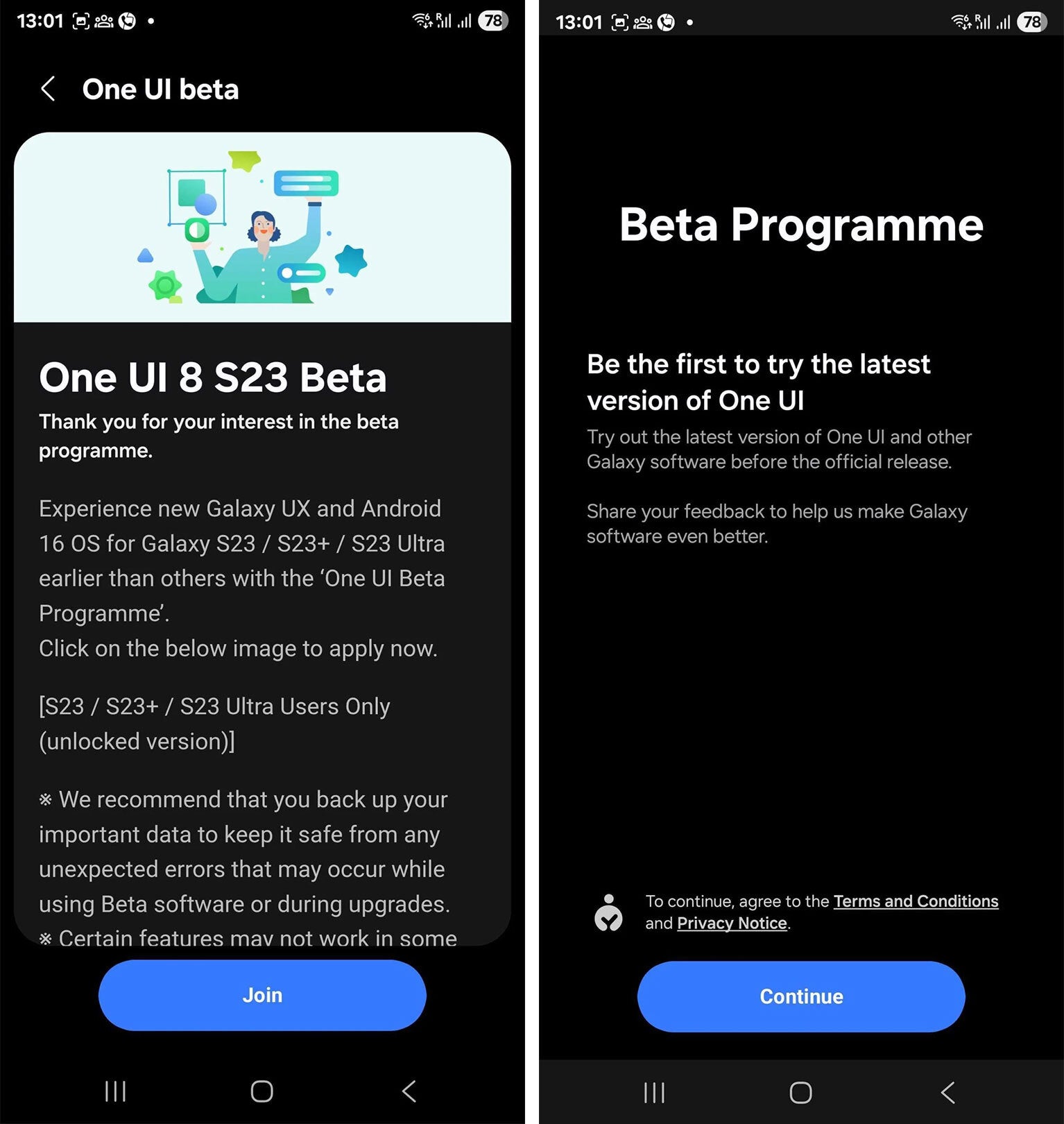 One UI 8 beta update on the Galaxy S23 series | Image Source — SamMobile - One UI 8 beta is now available for the Samsung Galaxy S23 and other devices in select regions