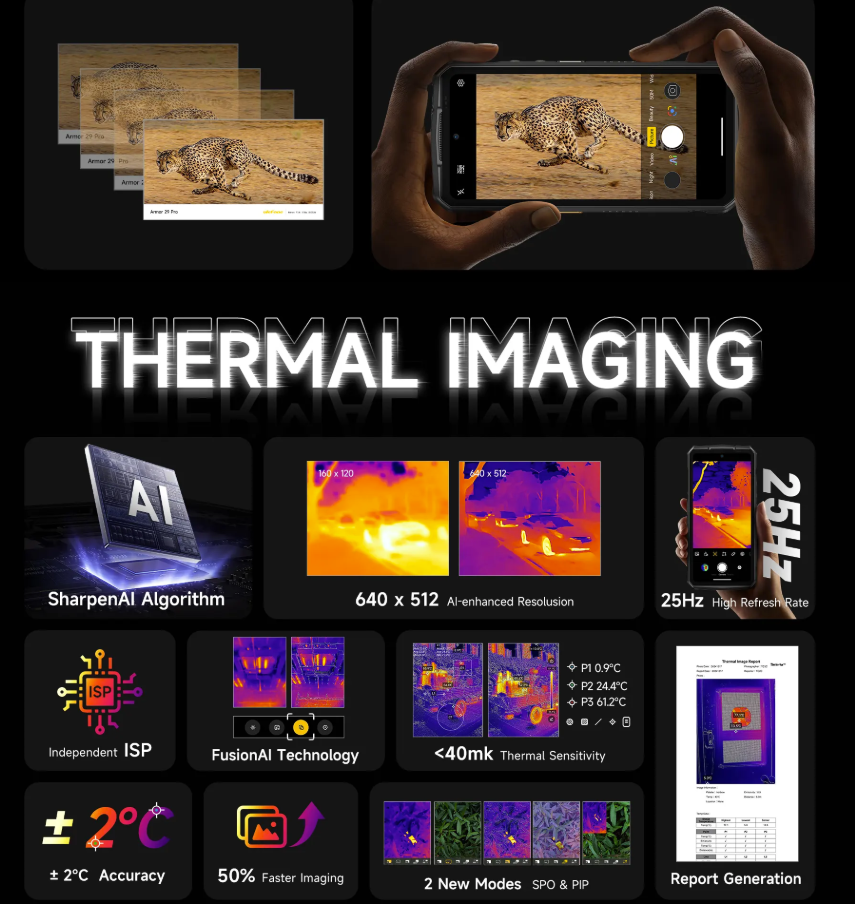 Image by Ulefona - Heat vision camera and huge battery on this 688g phone: guess its link to the iPhone 16