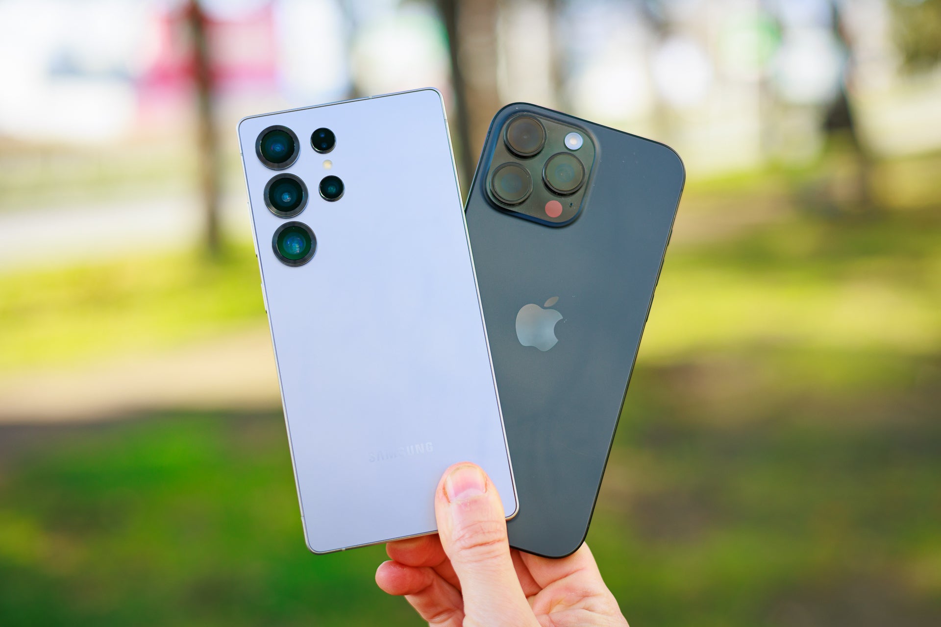 The iPhone 16 Pro Max and Galaxy S25 Ultra | Image Source — PhoneArena - If OnePlus can have a 7,000 mAh battery, are Samsung and Apple scamming us with tech from 2020?