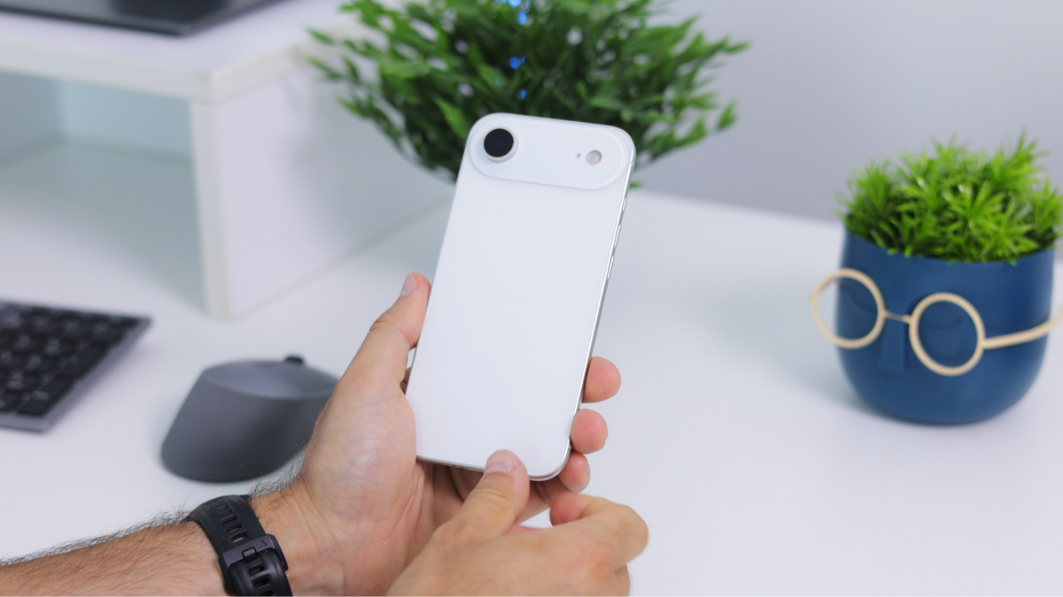 iPhone 17 Air dummy unit. | Image Credit - PhoneArena - Apple Event 2025: How to watch and what to expect