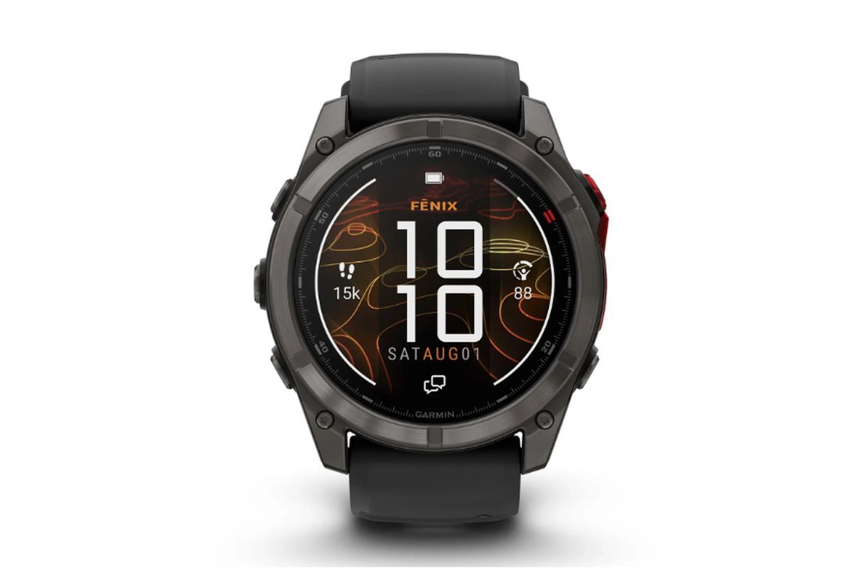 The world's brightest smartwatch is certainly attractive, but it's also wildly overpriced. | Image Credit -- Garmin - Garmin's super-expensive Fenix 8 Pro series includes the 'brightest smartwatch ever made'