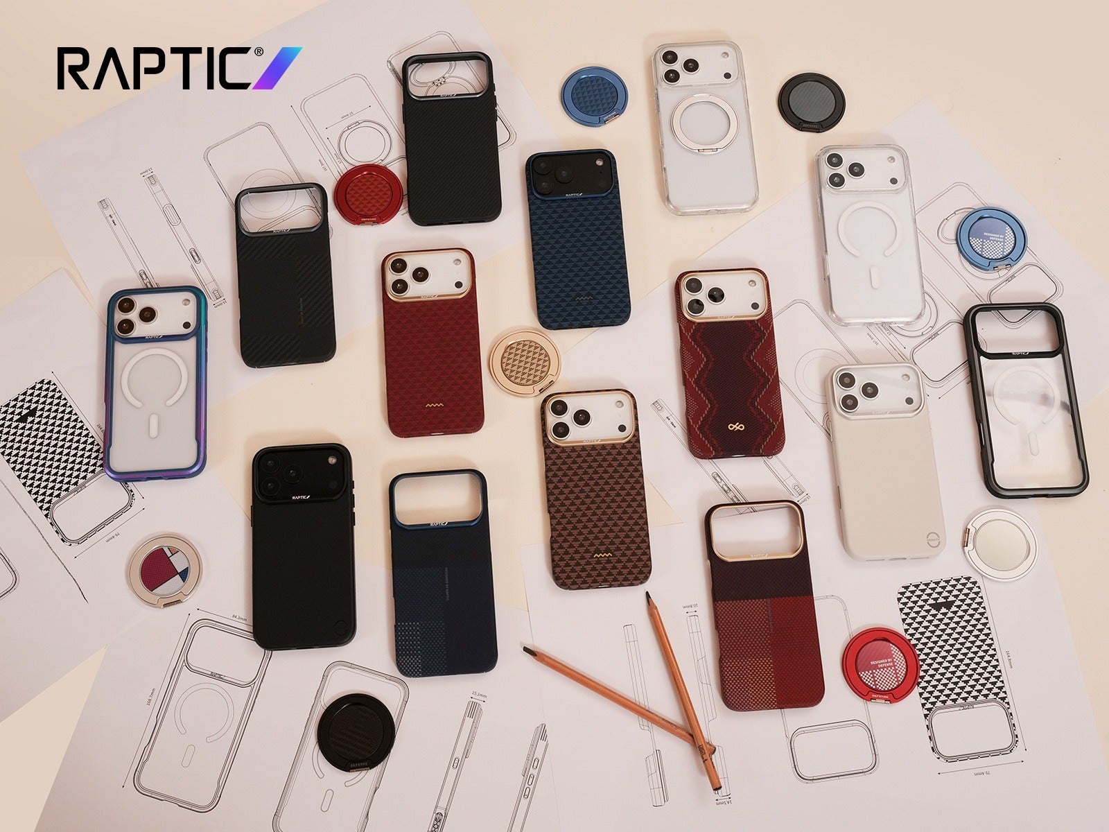 Thin, beautiful case for your new beautiful iPhone: Raptic aramid fiber cases
