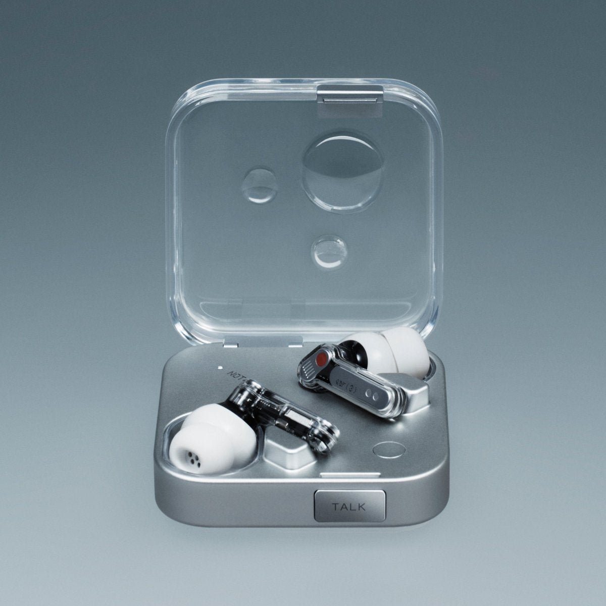 The final design of the Nothing Ear (3). | Image Credit — Nothing - The first photo of the Nothing Ear (3) earbuds raises more questions than it answers